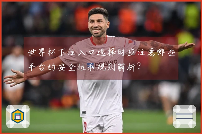 世界杯下注入口选择时应注意哪些平台的安全性和规则解析？